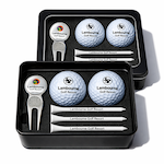 7266 Dornoch 2 Ball Tin (Printed Tees)